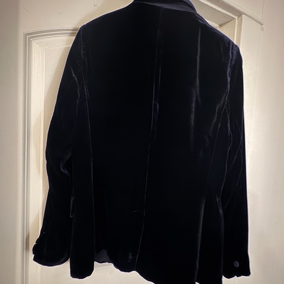 Joie Velvet and Satin Women's Blazer Pant set - Picture 13 of 13